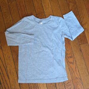Basic Plain Grey Long Sleeved Tee (6)